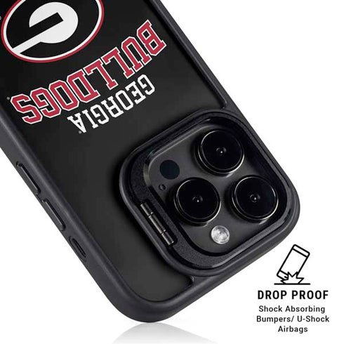 University of Georgia Bulldogs iPhone 15 Pro Max Kickstand Case